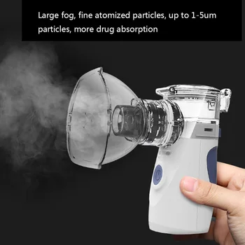 

Mini Portable nebulizer Handheld inhaler nebulizer for kids Adult Atomizer equipment Asthma Respirator Humidifier