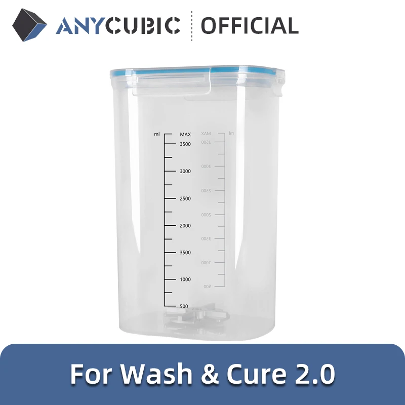 Аксессуары ANYCUBIC Wash & Cure 2 0 герметичный контейнер для стирки запчасти 3D-принтера