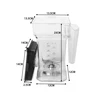 ITOP 1.5L Jar Assembly Blender Cup For Blender Stainless Steel Blade Sutiable For BD9001&BD9003 2