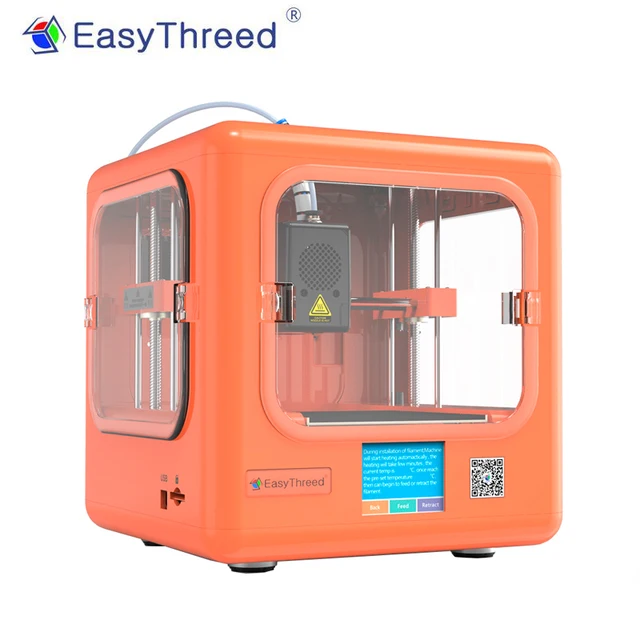 Special Price EasyThreed ET-4000+ Upgraded FDM Mini 3D Printer with 2.8inch LCD Touch Screen Desktop 3D Printing for Kids Child Education Gift