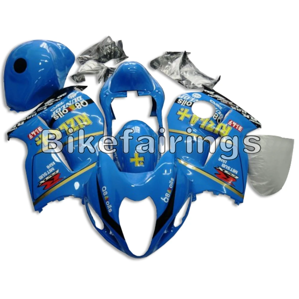 Sportbike Blue and Yellow Decals Body Frames For Suzuki GSXR1300 1997 98 99 00 01 02 03 04 2005