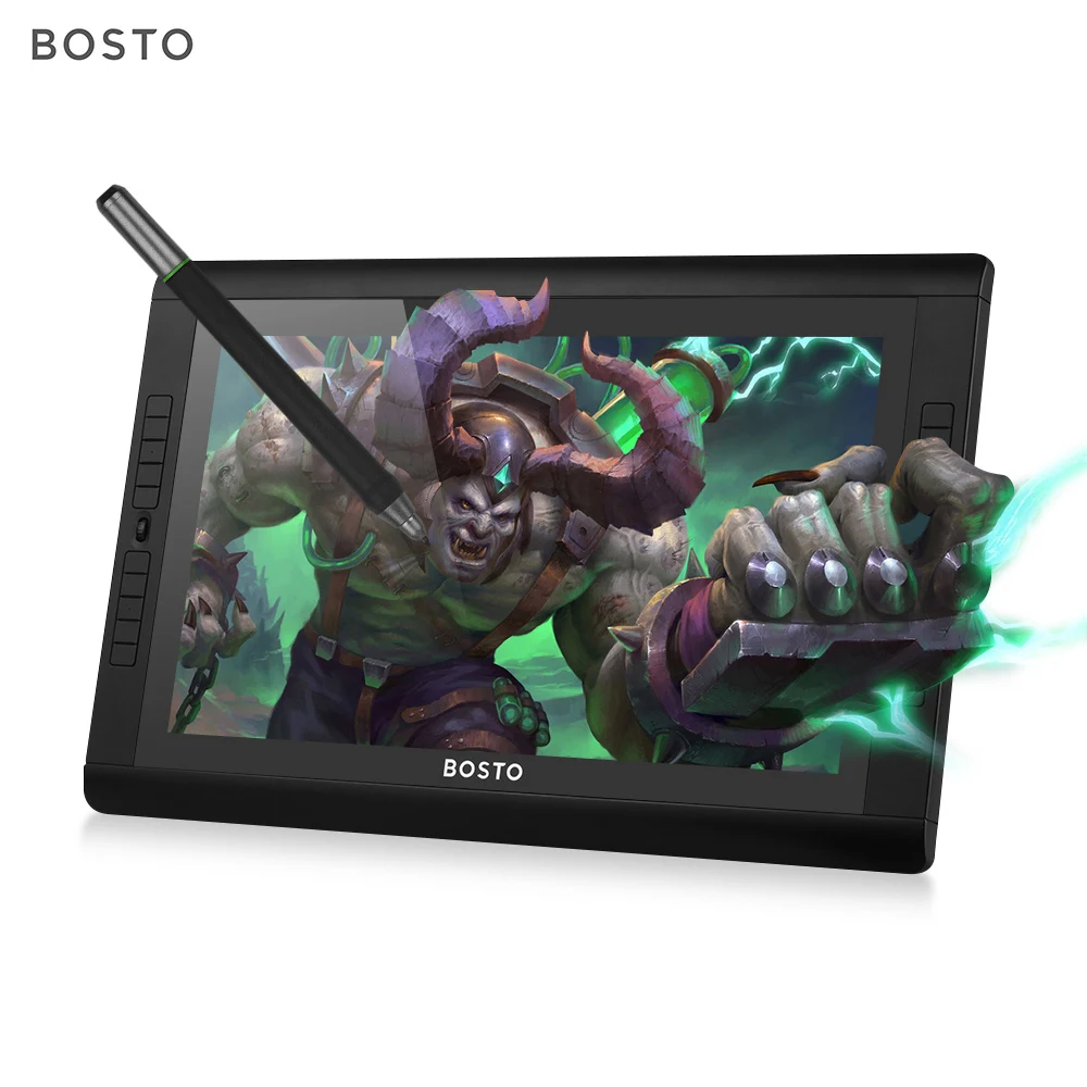 BOSTO 22HDX 21,5 дюймовый графический планшет монитор для рисования планшет ips экран 1920*1080 разрешение с регулируемой подставкой