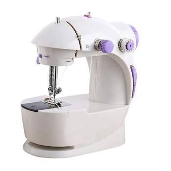 

Mini Sewing Machine, Upgraded Version Portable Micro-Car Home Sewing Machine Eu Plug