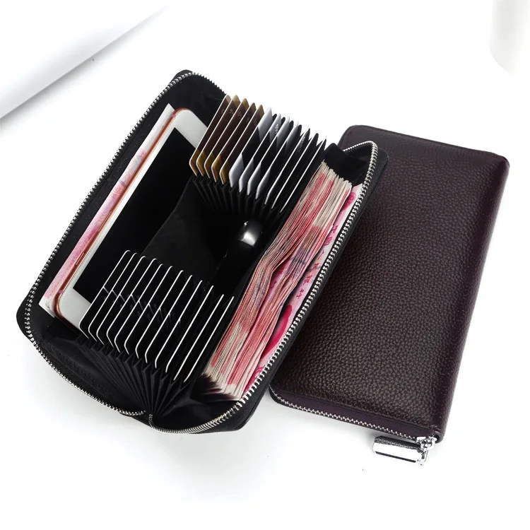 

Korean-style New Style Card Bit More Wallet Amazon Leather Wallet Modern And Trendy/women Clutch Business Card Clamp Manufacture