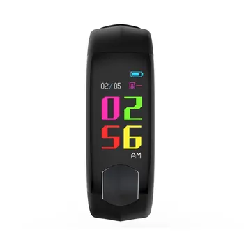 

WI11 Smart Band 0.96" OLED Color Screen Heart Rate Monitor Pedometer Waterproof Wristwatch Tracker Sport