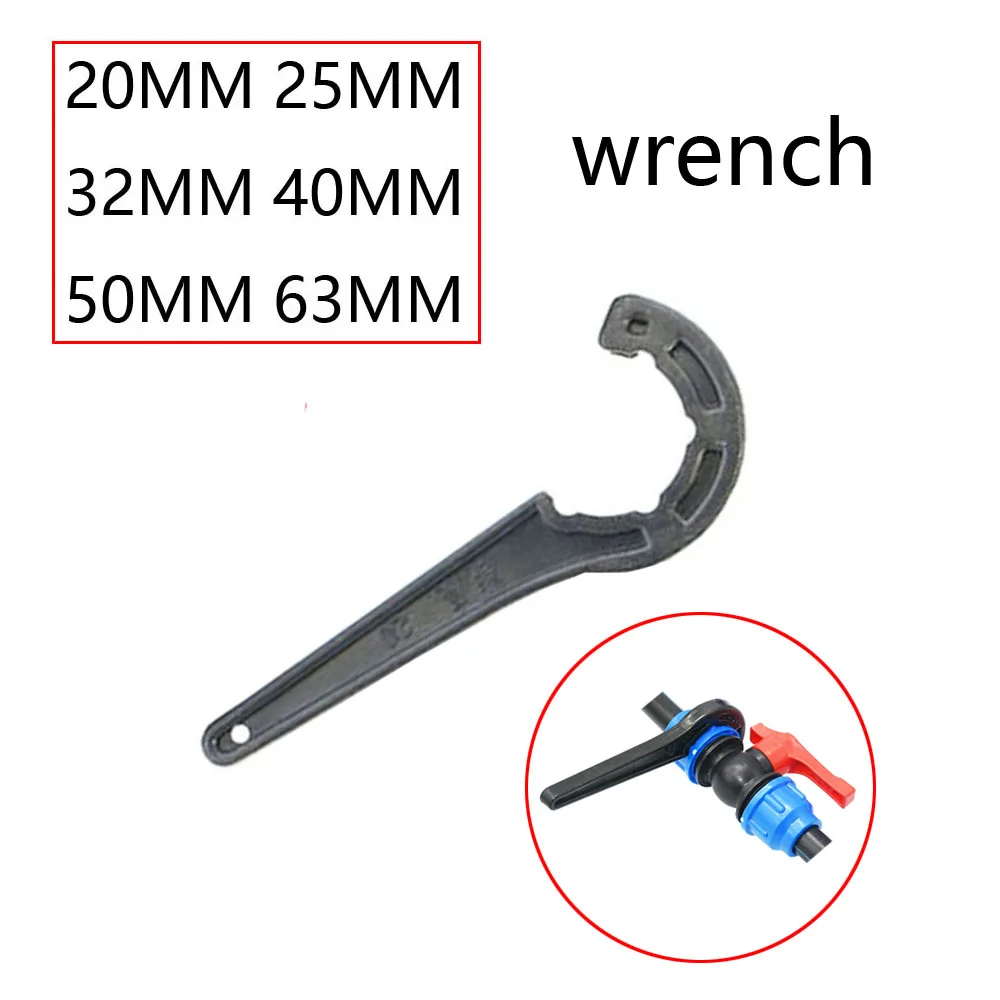 Pipe Connector 20/25/32/40/50/63mm PVC PE Tube Tap Water Splitter Plastic Quick Valve Garden Farm Irrigation