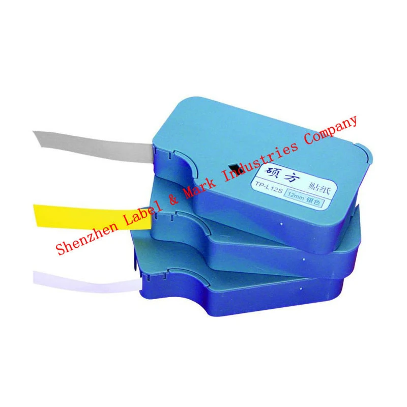 Label cassette tape(White 12mm) TP-L12W for SUPVAN tube printer TP60 TP66 TP60A TP66A TP60i TP66i cable ID wire marker | Компьютеры и