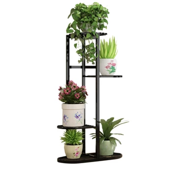

Multilayer Wrought Iron Plant Stand Living Room Flower Pot Rack For Home Decor Modern Decorative Plant Rack Stand - White Black