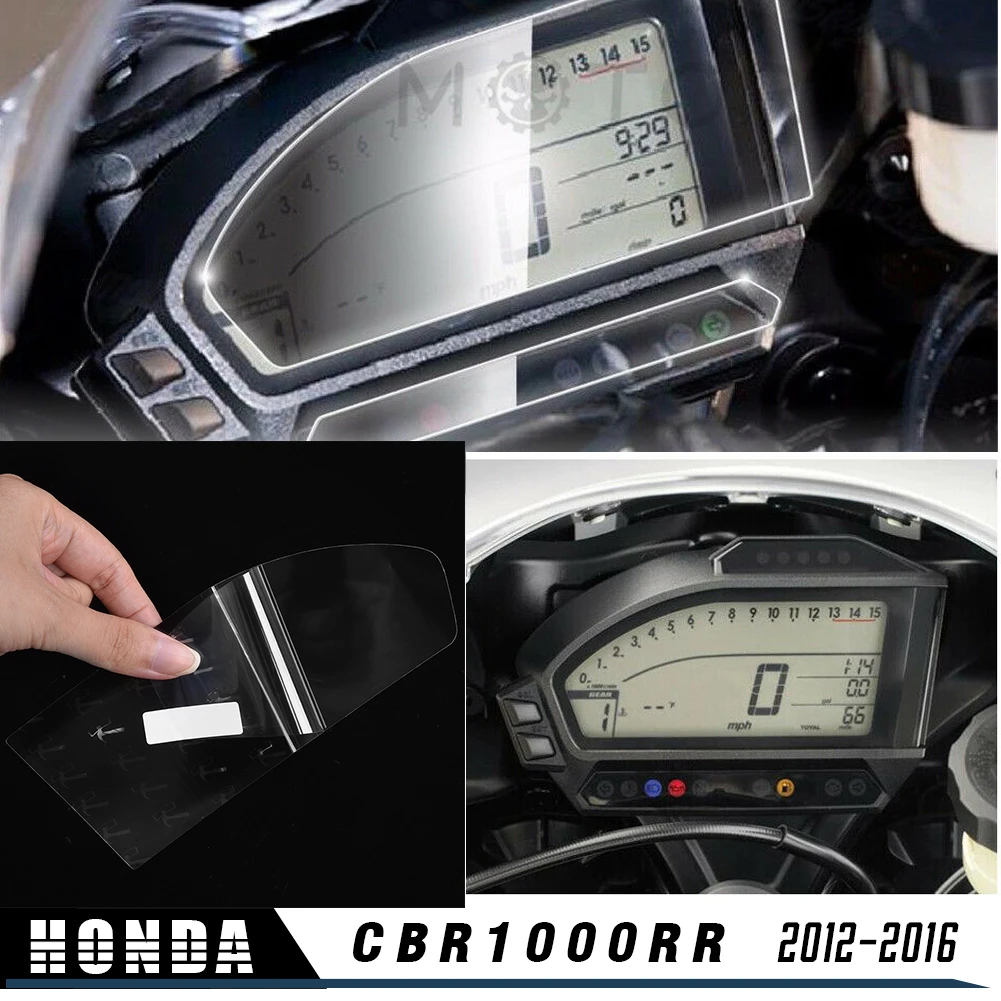 Защитная пленка для мотоцикла CBR 1000 RR кластер спидометра защита от царапин Honda