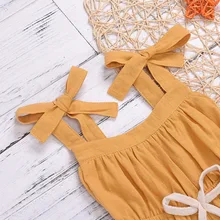 Пижама детская летняя INS/Лидер продаж; однотонная майка для девочек; комбинезон; детская одежда