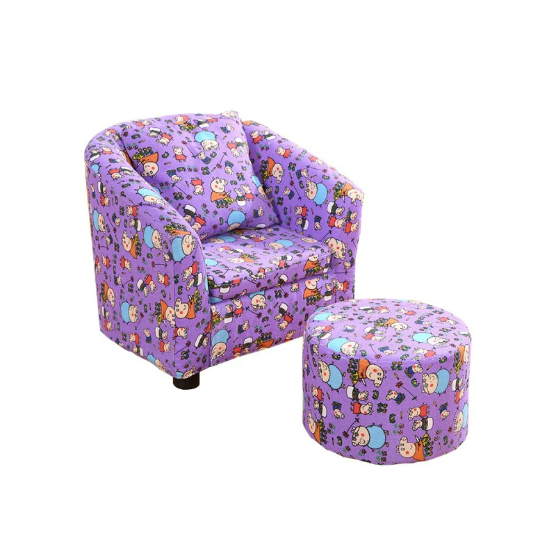 

Children's Sofa Chair Fabric Mini Cartoon Single Girl Boy Reading Lazy Chair Baby Cute Little Sofa