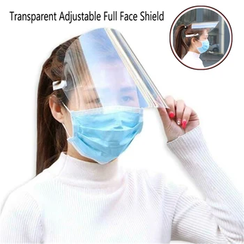 

Head-mounted Transparent Splash-proof Dust-proof Mask Adjustable Protective Full Face Mask Kitchen Cooking Anti-oil Mask