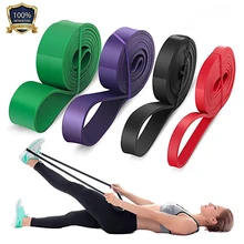208cm Resistance Bands Exercise Elastic Band Natural Latex Rubber Loop Workout Training Expander Pilates Fitness Equipment