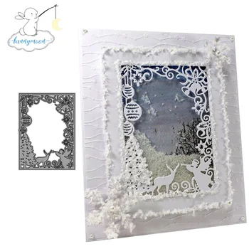 

CH Photo frame deer Metal Cutting Dies Embossing Scrapbooking Stencil Craft Cut Dies For DIY Card Crafts Handmade