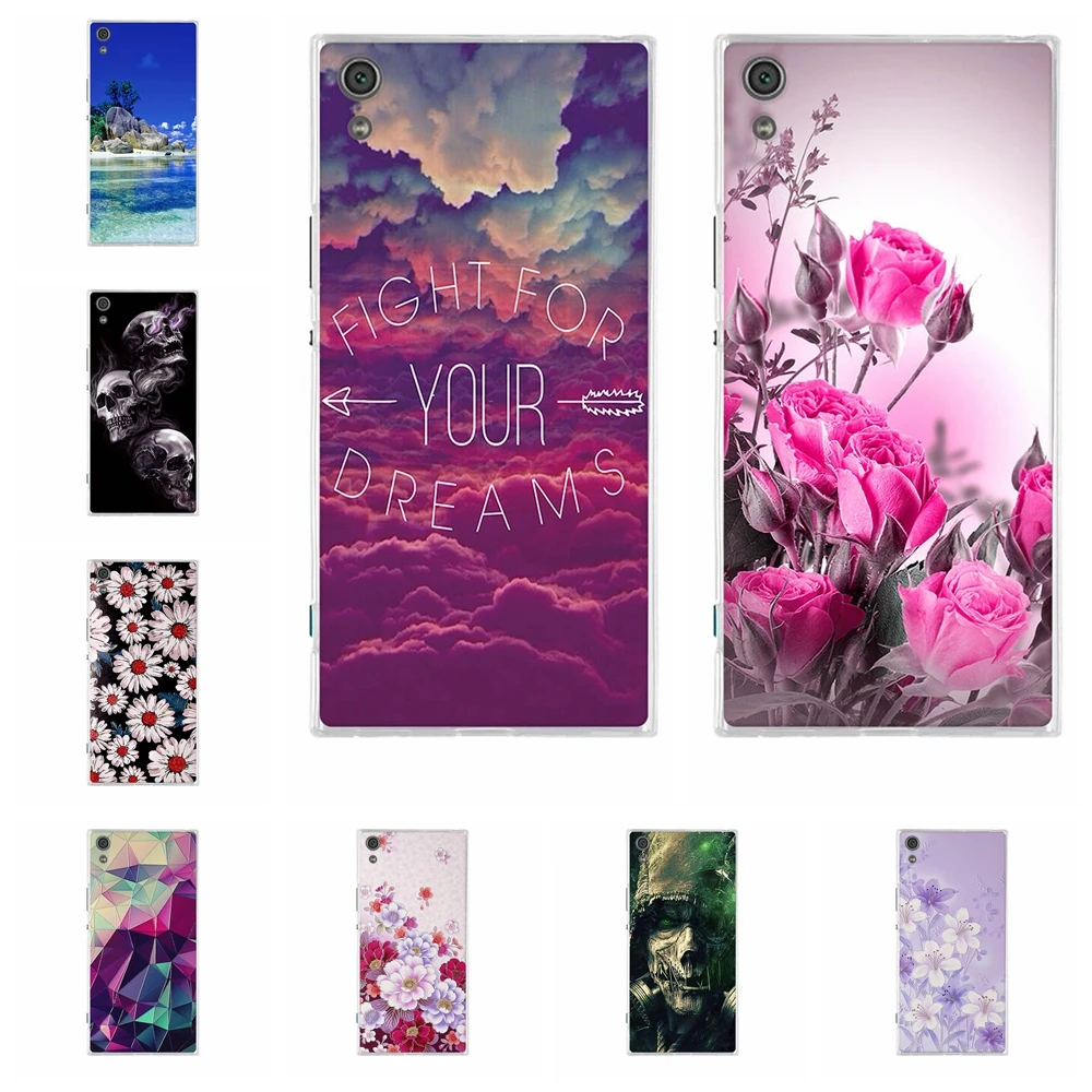 For Sony Xperia XA1 Ultra Case Phone Silicone Back Protective G3221 G3212 G3223 G3226 Coque Fundas | Мобильные телефоны и