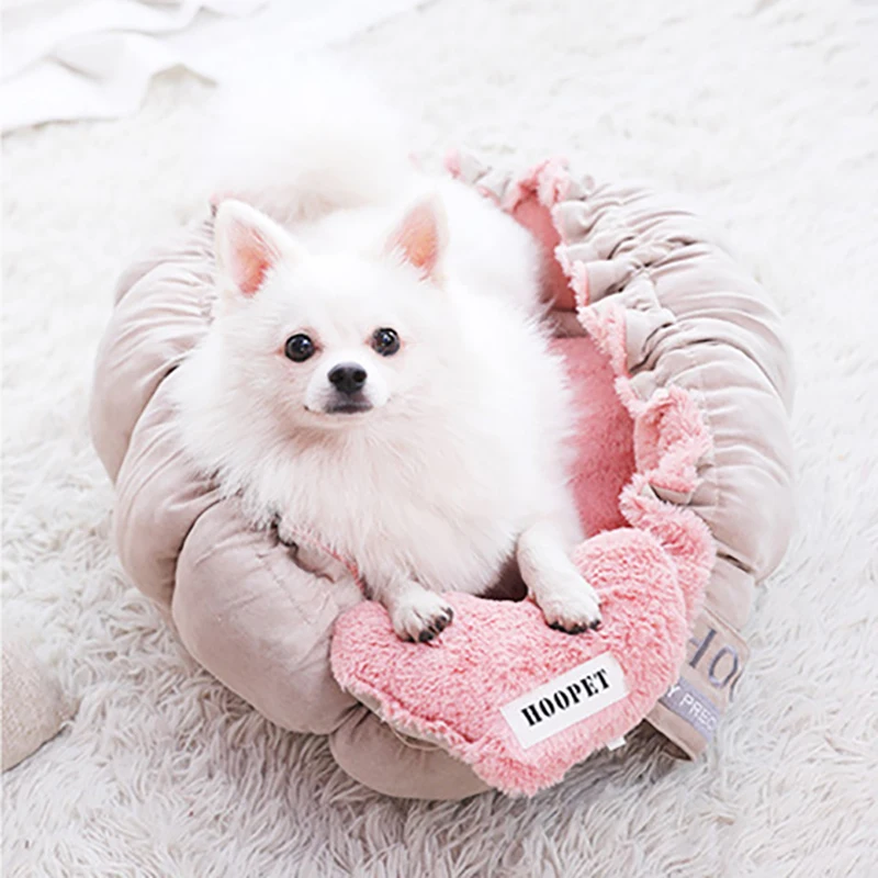 Cat Dog Bed Warm Cozy Kennel Washable Sleeping House Mat Fluffy Comfortable for Small Medium Large Dogs Pet Products