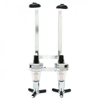 

2 Bottles Wine Alcohol Shot Dispenser Pourer Rack Liquor Drinks Wall Bar Mounted