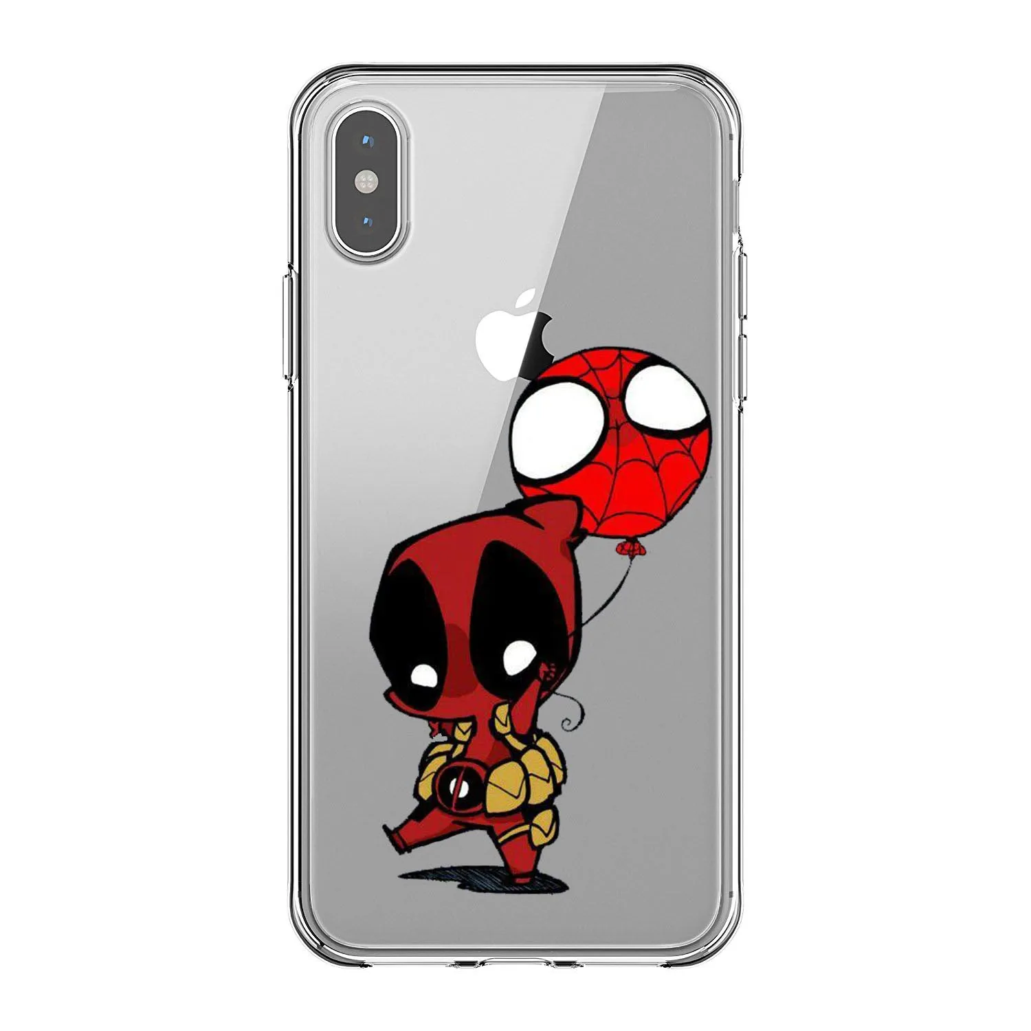 Супер крутой Забавный Милый Мягкий Силиконовый ТПУ чехол Marvel Deadpool для iphone X10 XR XS MAX