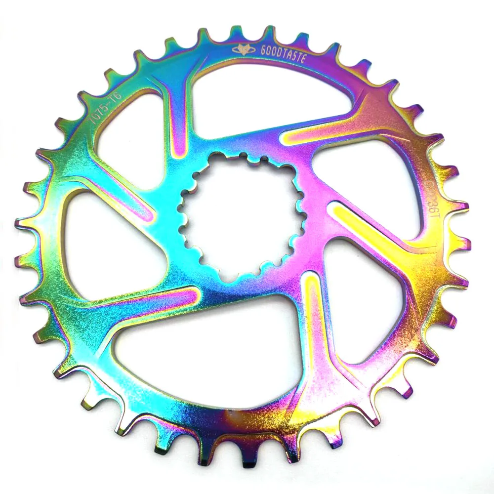 Huakii Single Speed Bicycle Chainring 32T 34T 38T Aluminium Alloy Chainring