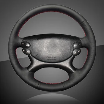 

Auto Braid On The Steering Wheel Cover for Mercedes Benz E-Class W211 E230 E280 E350 CLS-Class CLS350 CLS500 Car Braiding Cover