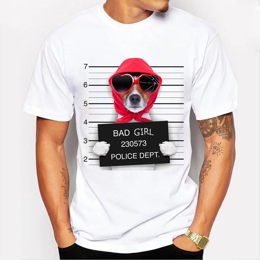Новинка 2020 футболки с принтом топы в стиле хип хоп мужские плохой собаки
