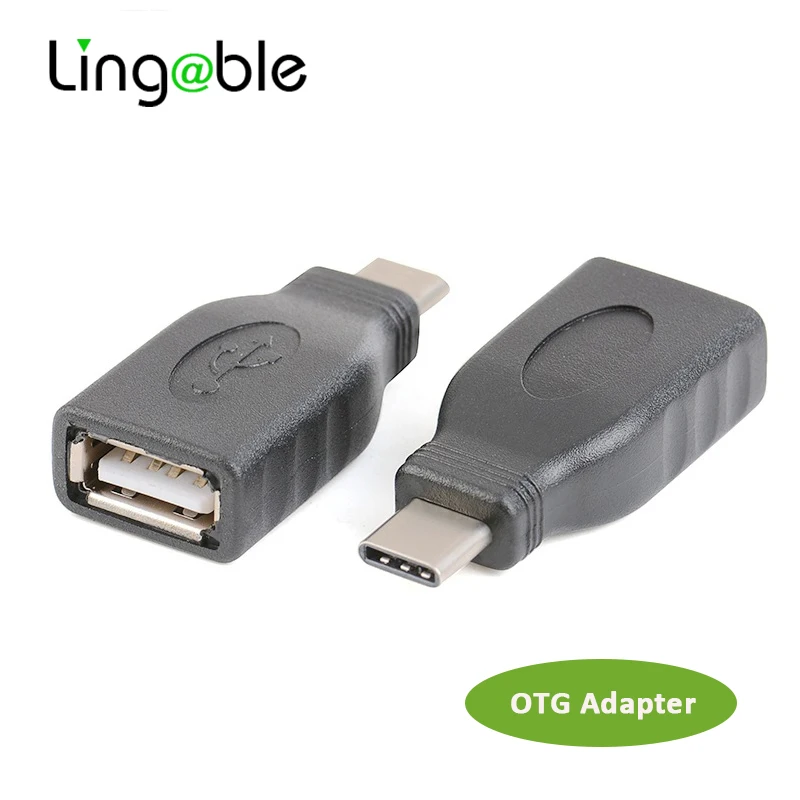 Lingable Usb2.0 Tipo C Otg Adattatore Usb-C Tipo-C Maschio A Usb 2.0 A Femmina Convertitore Otg Per Xiaomi 4C Nexus 5X 6P Macbook Nokia