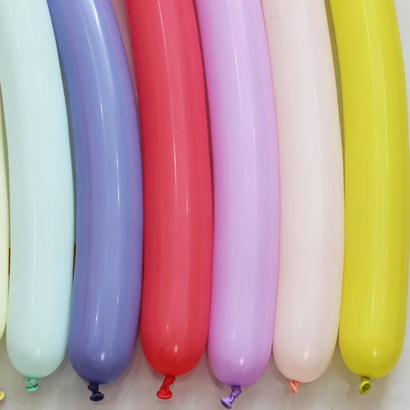 100pcs/50Pcs Long Magic Balloon Weaving Balloon DIY Birthday Party