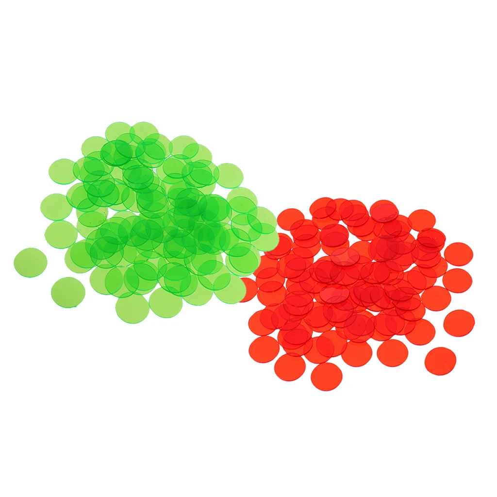 200x Translucent Bingo Chips 3/4 Inch for Bingo Game Cards DIY Accessories 200x Translucent Bingo Chips 3/4 Inch for Bingo Game Cards DIY Accessories