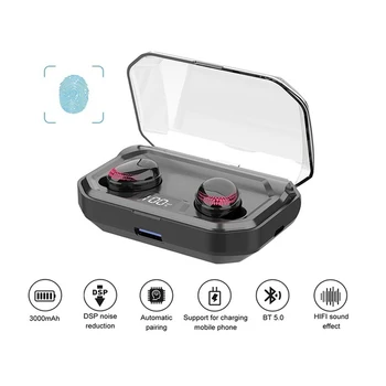 

70 hours Wireless Headphones Hifi Waterproof Bluetooth Earphone Handsfree Gaming Headset Touch Control Earbuds freebuds Air dots