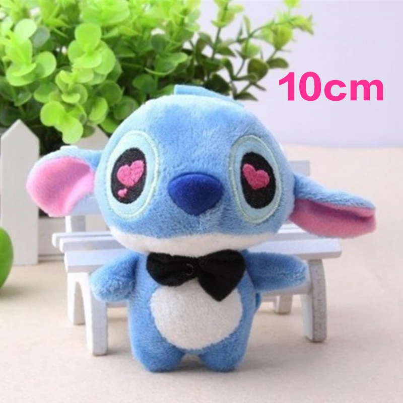 10-65 см Kawaii Stitch плюшевые игрушки мягкие милые аниме Лило и Стич шовные куклы для детей Детские Подушки Подарки на день рождения - Цвет: Love money10cm