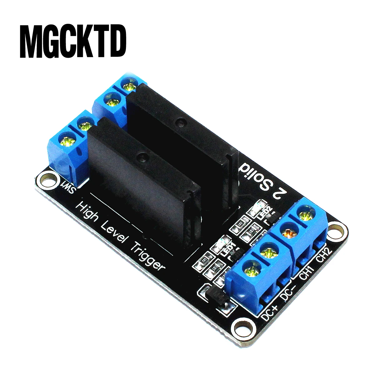 

10pcs/lot 5V 2 Channel SSR G3MB-202P Solid State Relay Module Low level 250V2A