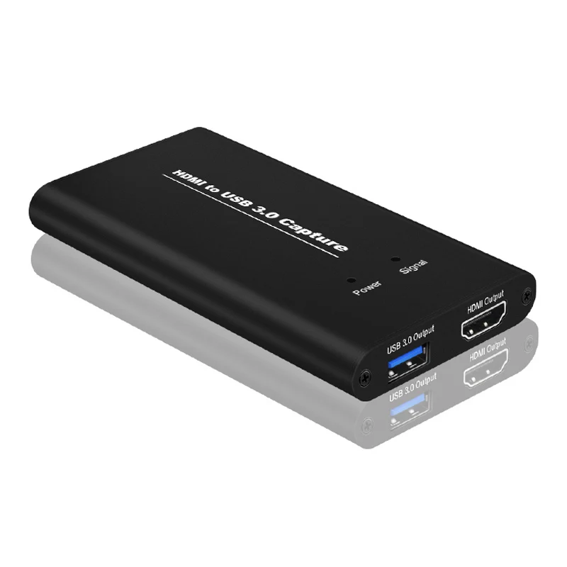 HDMI к USB3.0 1080 P/60Hz игровая Карта видеозахвата в реальном времени с микрофоном вход для PS4/xbox/переключатель/камера