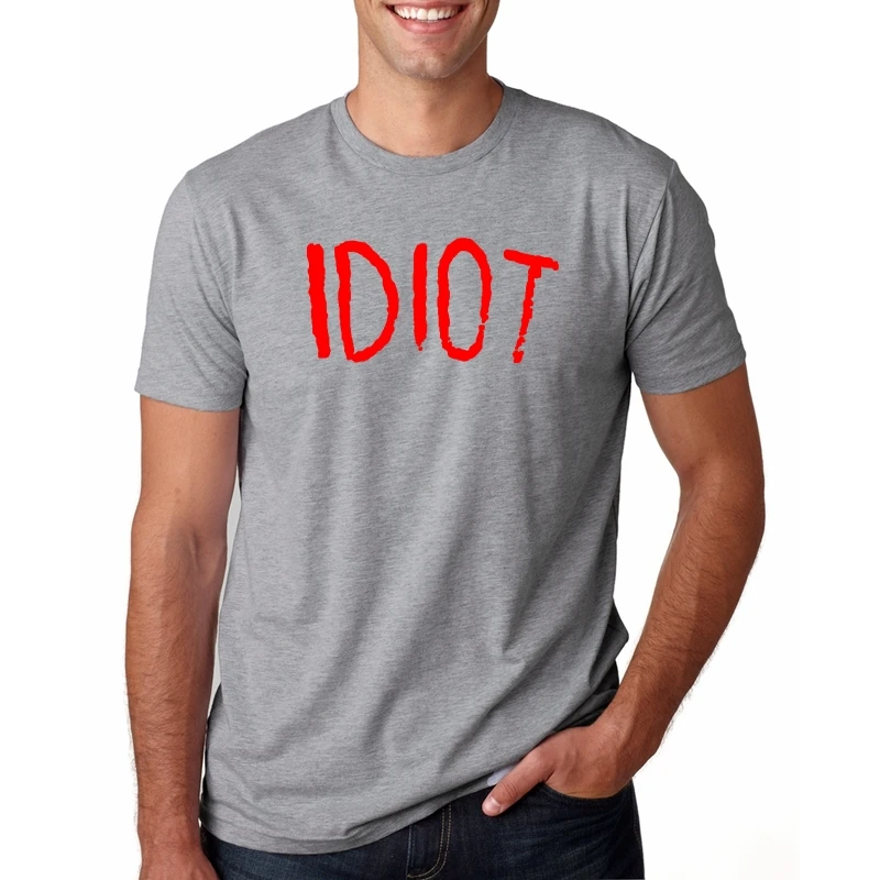 GRAYds3117b Eat your own ass idiot quote, футболка, Вегетарианская футболка, забавные веган, футболка унисекс, топы для влюбленных животных - Цвет: GRAYds3117b