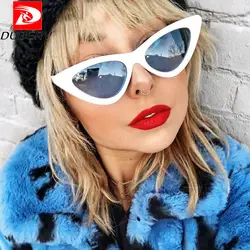 DUBERY солнцезащитные очки Femme белый кошачий глаз солнцезащитные очки женские роскошные брендовые винтажные 2019 классические горячие продажи