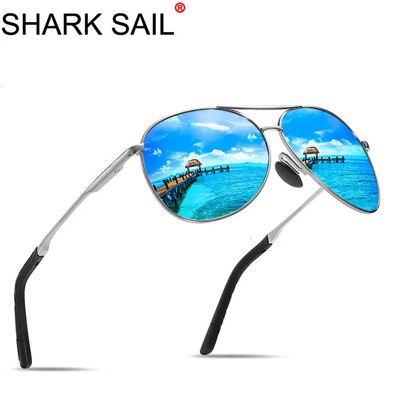 Мужские Солнцезащитные очки авиаторы SHARK SAIL поляризационные солнцезащитные с