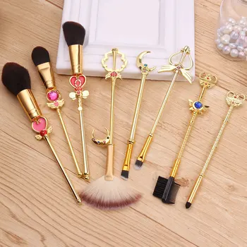 

Cartoon Professional Makeup Brush Set Foundation Brush Eye Shadow Eyeliner Brush Eyelash Lip Makeup Brush Styling Beauty Brush