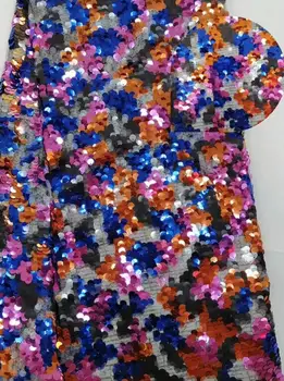 

fashionable tulle embroidery french net lace fabric CiCi-8.9413 with beads for party dress