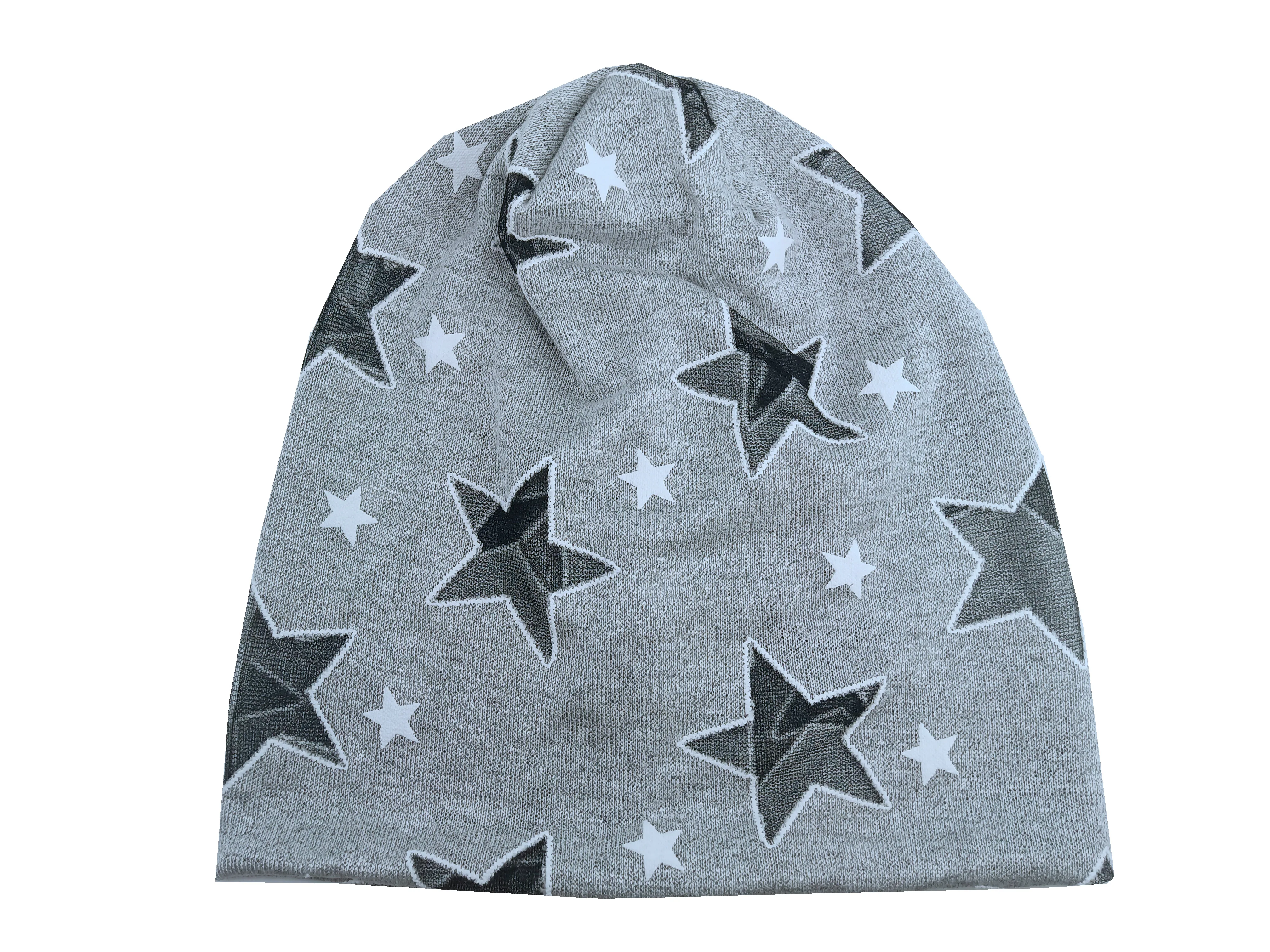 

B198016 Stylish lady's pullover with spandex elastic white stars printed fabric