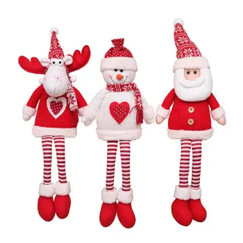 

Big Size Christmas Santa Claus Doll Christmas Tree Ornament For Children Birthday New Year Gift 2020 Christmas Home Decoration