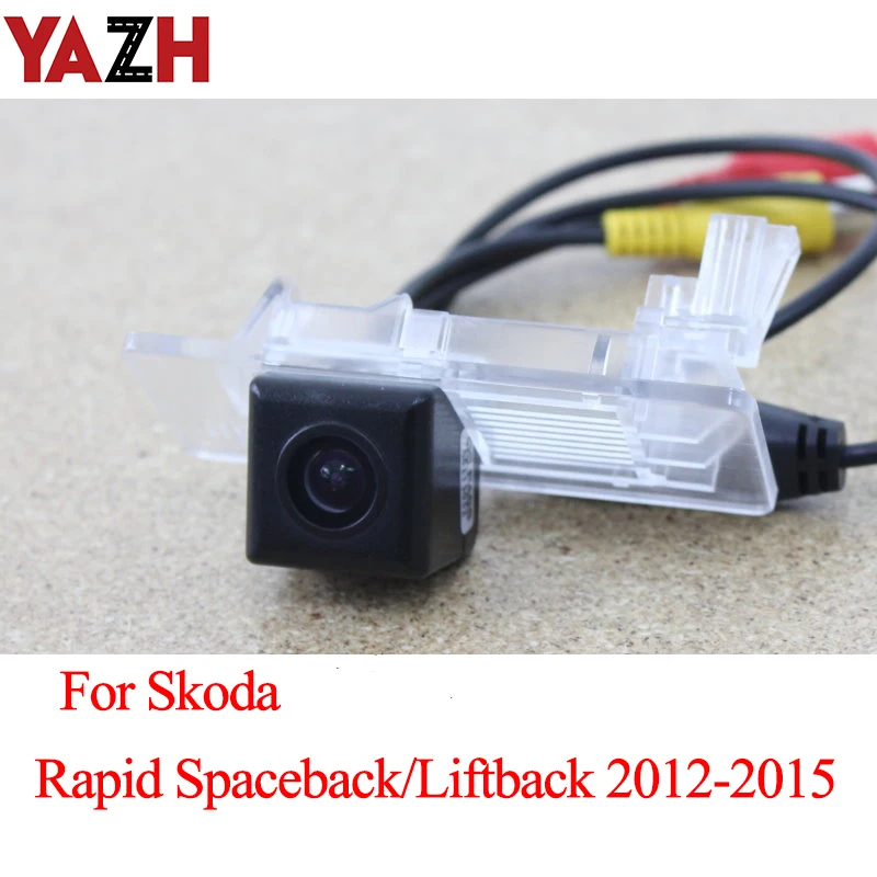 Автомобильная камера заднего вида YAZH монитор парковки для Skoda Rapid Hatchback / Liftback 2012
