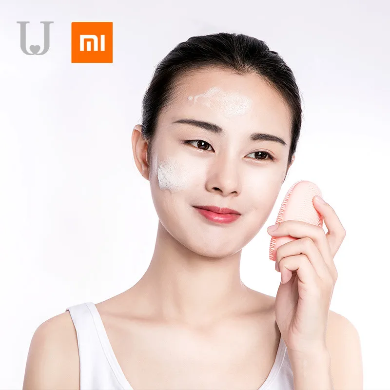 Xiaomi mijia звуковая щетка для очищения лица Мини электрическая Массажная стиральная машина водонепроницаемый силикон глубоко очищающие Инструменты для лица