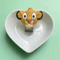 3pcs Lion Silicone Pacifier Clip