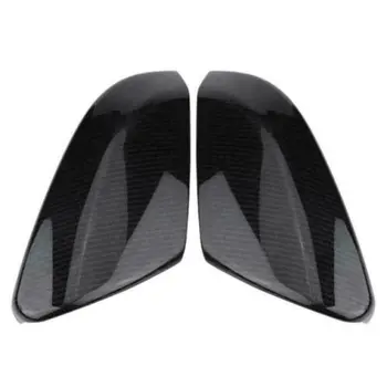 

2x Rear Carbon Fiber Rearview Mirror Cover Cap for Honda Civic Sedan Coupe 16-19 Modified Frame Car Decoration