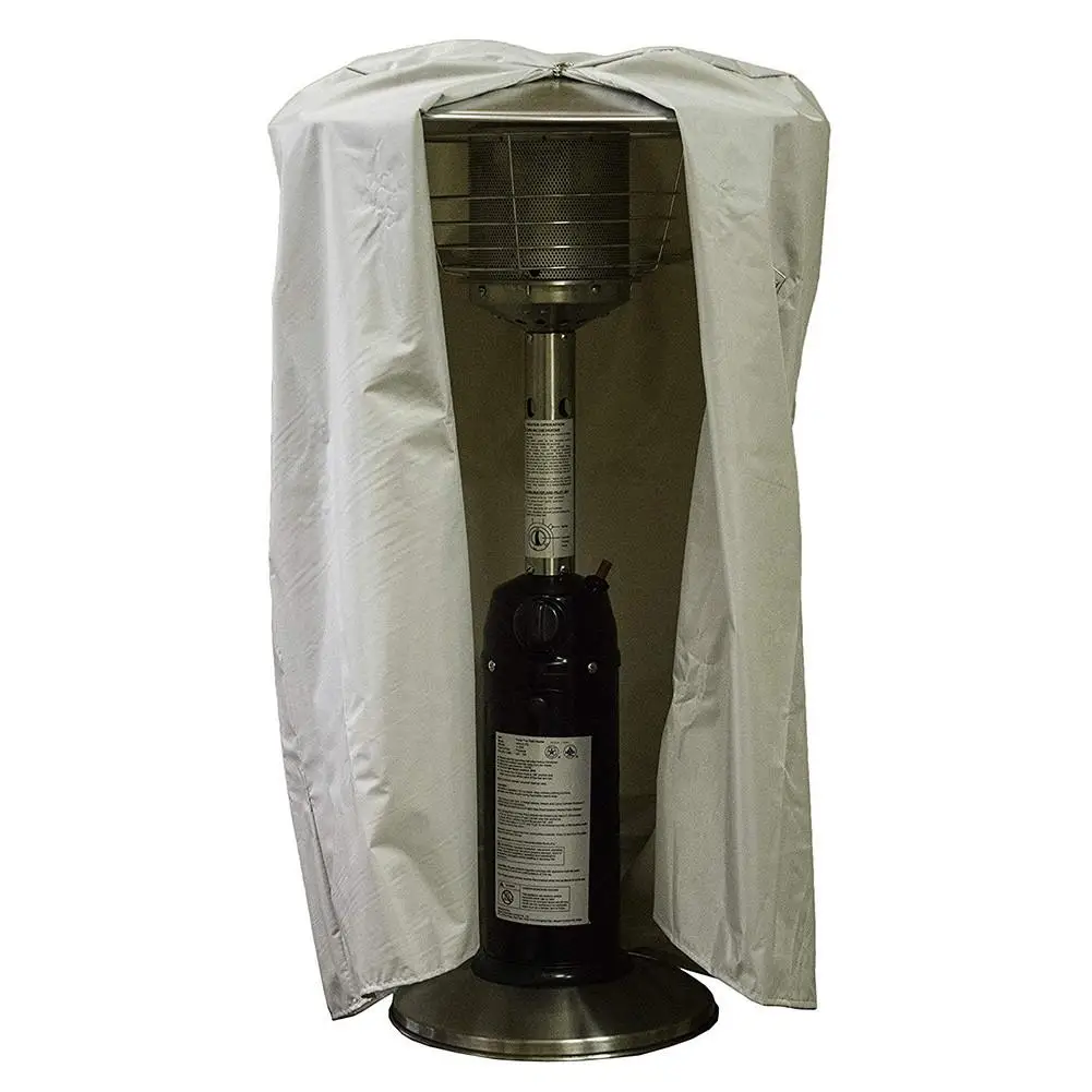 Garden Heater Cover Durable Oxford Silver Coated Waterproof Fabric Courtyard Heater Cover Patio Outdoor Awnings