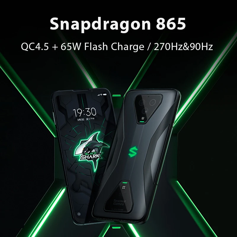 Global Version Xiaomi Black Shark 3 Pro 5G Snapdragon 865 12GB 256GB Game Phone Octa Core 64MP Cameras 65W 5000mAh Global Version Xiaomi Black Shark 3 Pro 5G Snapdragon 865 12GB 256GB Game Phone Octa Core 64MP Cameras 65W 5000mAh