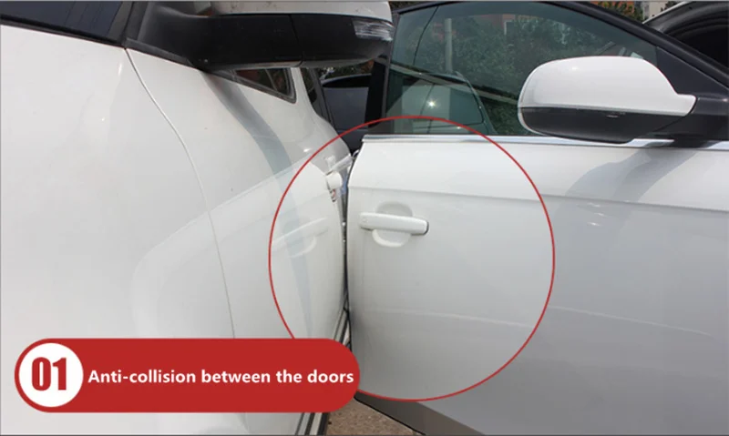 Universal Car Door Edge Guards Trim Molding Protection Strip Scratch Protector For Peugeot 107 207 301 307 308 408 508 2008 RCZ