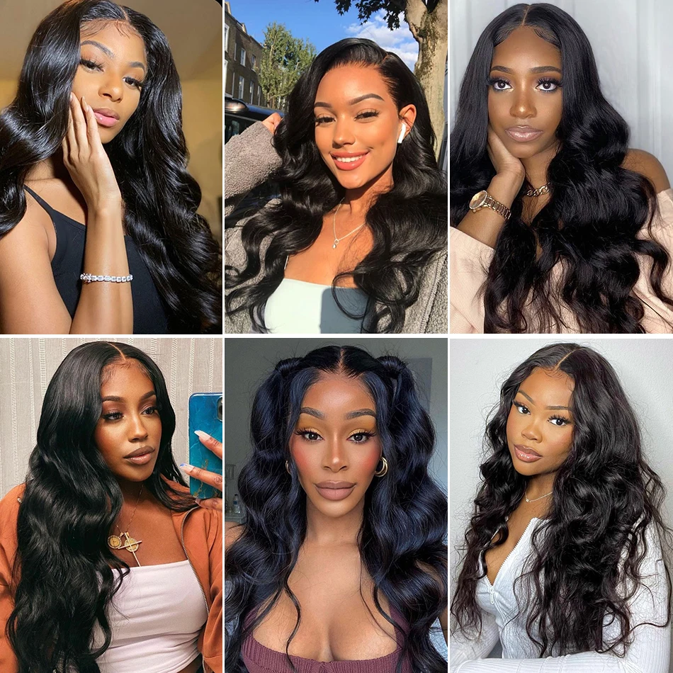 13x4 13x6 HD Lace Frontal Wig Body Wave Lace Front Human Hair Wigs For Women Richgirl Brazilian Pre Plucked 6X6 Closure Wig