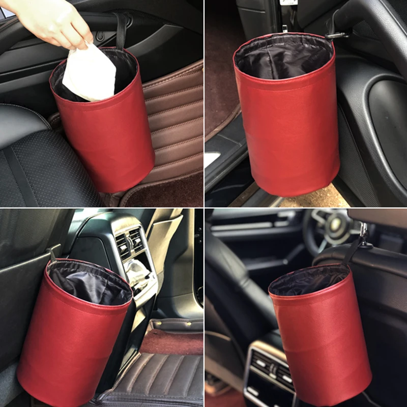 Новый кожаный мусорный ящик автомобильные принадлежности многофункциональный