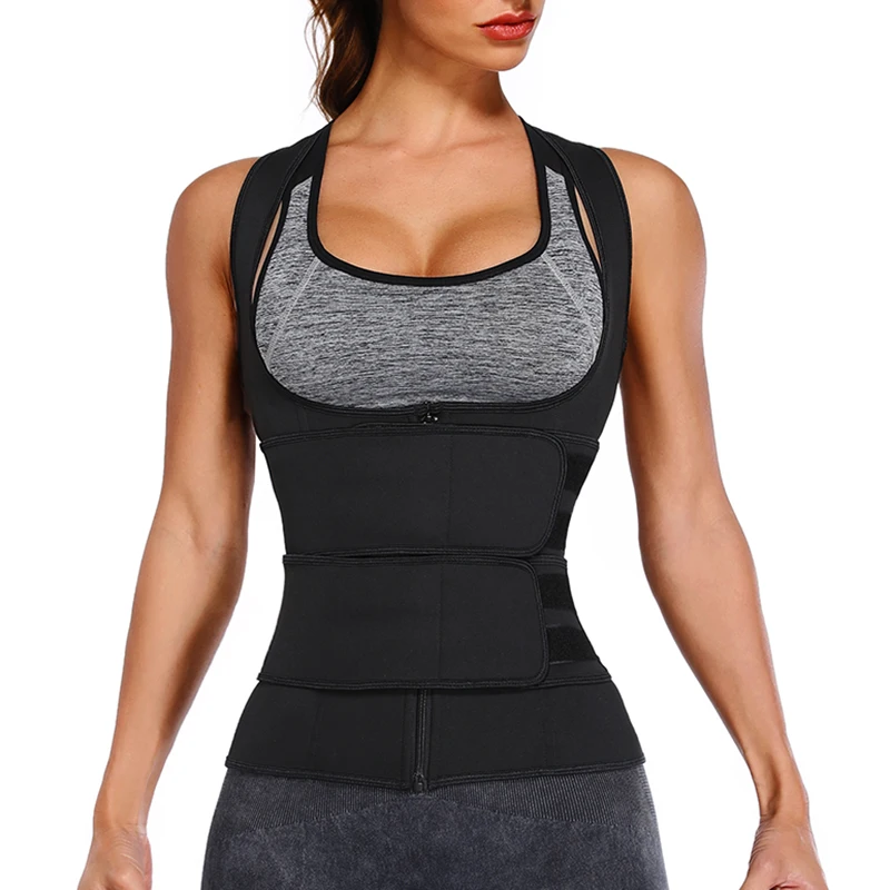 Neoprene Sauna Sweat Waist Trainer Corset Trimmer Vest for Women Weight Loss Waist Cincher Shaper Slimming belt Faja Shapewear