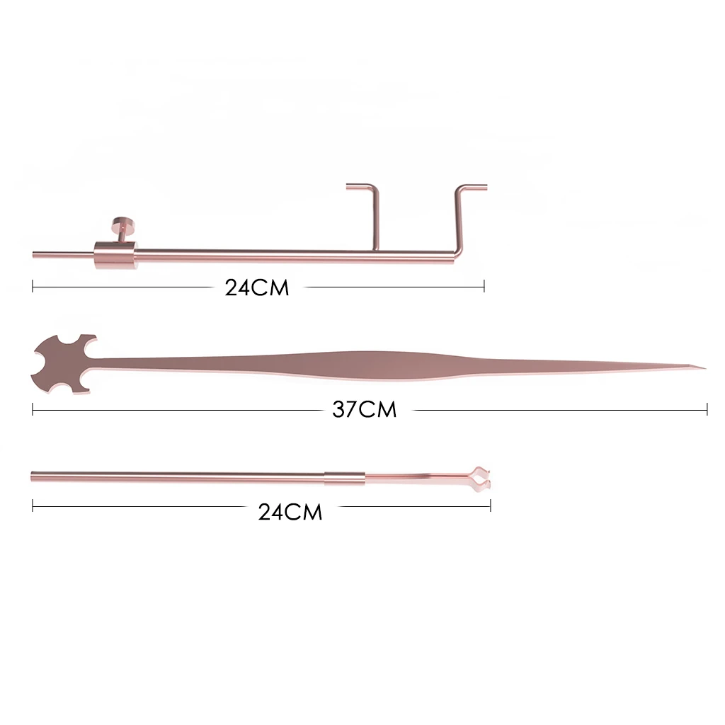 Soundpost strumento calibro misuratore Retriever Set di Clip liutaio installa strumento di riparazione parti e accessori universali per violino/Viola